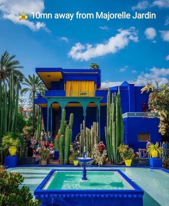 마라케시 Plein Centre Marrakech, Grand Balcon Filant 아파트 외부 사진